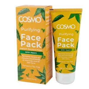 COSMO Purifying Face Pack with Neem, Turmeric & Tea Tree – 125 g